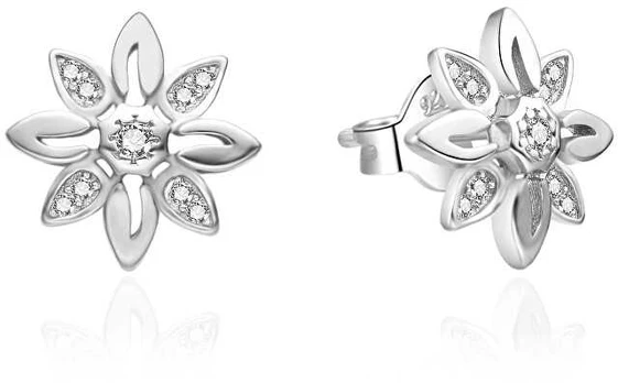 Agato Charming sidabrinis earrings Flowers AGT-E259PW