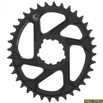 Priekinė žvaigždė SRAM X-SYNC 2 Oval 36T Direct Mount 6mm Offset Alum Eagle Black
