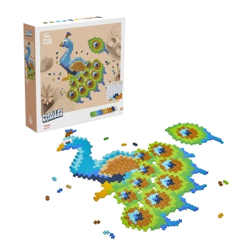 Plus-Plus - Puzzle By Number Peacock 800pcs - (3931)