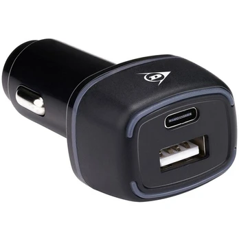 USB automobilinis įkroviklis Dunlop 12-24V