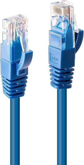 CABLE CAT6 U/UTP 0.5M/BLUE 48016 LINDY