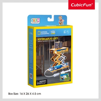 CUBIC FUN National Geographic 3D-palapeli "Hidraulinis Keltuvas"