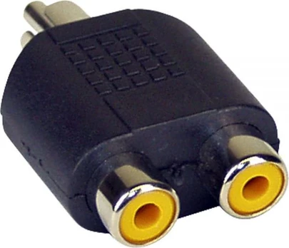 AV adapter InLine RCA (Cinch) - RCA (Cinch) x2 black (99310)