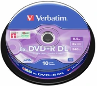 Duomenų laikmena Verbatim, 8.5 GB, 10vnt. kaina