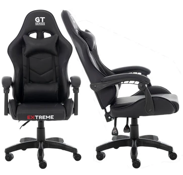 Žaidimų kėdė Extreme GT, juoda