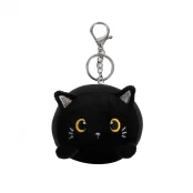 Minkštas raktų pakabukas BLACK CAT kaina