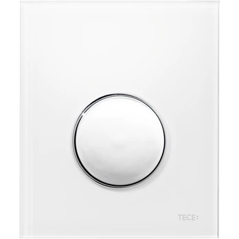 Vandens nuleidimo klavišas pisuarui TECEloop, baltas/chromas 9242627