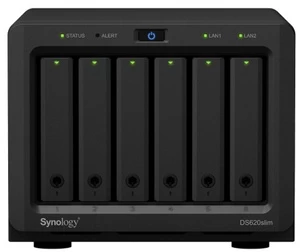 6-Bay Synology DS620SLIM - CPU Celeron J3355 - nur 2,5" Laufwerke