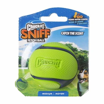 Žaislas šunims Chuckit! Sniff Fetch kamuoliukas, M, žalias