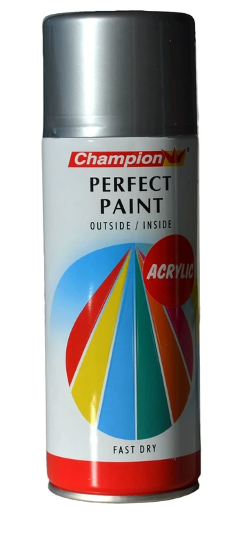 Akriliniai dažai CHAMPION, sidabro sp., 400 ml
