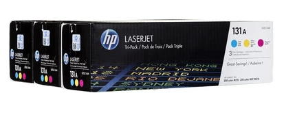 Hewlett Packard (HP) HP 131A -laservärikasettipakkaus, 3 väriä