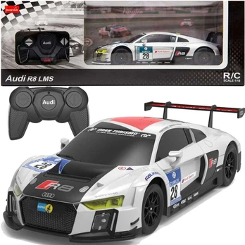 Automobilis R/C AUDI R8 LMS Baltas