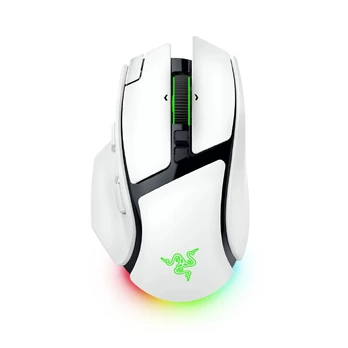 Razer Basilisk V4 Pro, balta - Belaidė pelė
