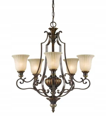 Pakabinamas šviestuvas Elstead Lighting Kelham hall FE-KELHAM-HALL5-UPLT