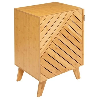 Bamboo Vonios spintelė n'modul, rakinama, bambukinė, 70 cm