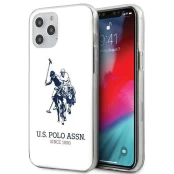 Originalus Us Polo Dėklas Ushcp12Mtpuhrwh Iphone 12 Pro / Iphone 12 Baltas Shiny Big Logo kaina