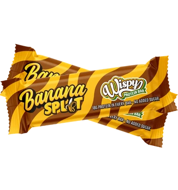 Wispy Protein Bar, Banana Split, 55 g