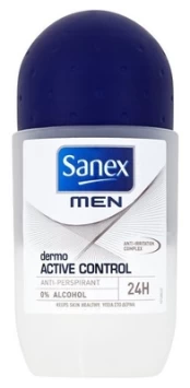 Rutulinis dezodorantas Sanex Men Active Control, 50 ml kaina
