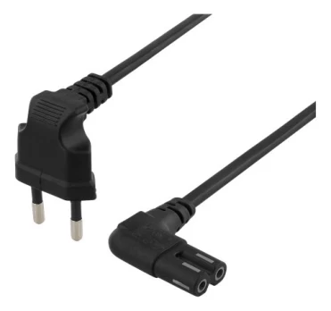 Kabelis DELTACO DEL-109BN 3m,CEE 7/16 - IEC 60320,juodas