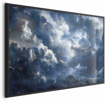 Artgeist Plakatas - Astronomical Wonders: Clouds and Stars in Harmonious Union