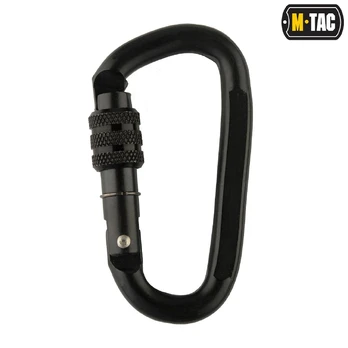 M-Tac karabinas 10 cm plieninis juodas .