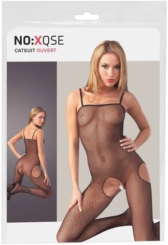 NO:XQSE Net Catsuit S/M kūno kojinė