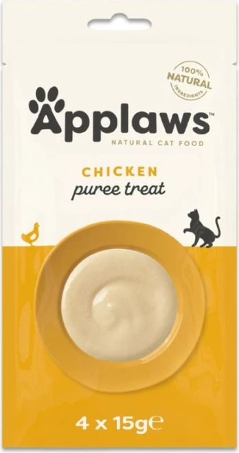 Applaws - Pure chicken cat snack - 4 x 15 gram