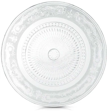 Plate dinner Glass tier cake stand 25 cm