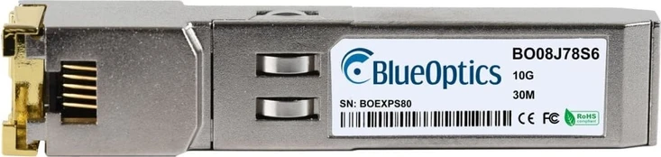 No Name BlueOptics SFP-10G-T-BO network transceiver module Copper 10000 Mbit/s SFP+