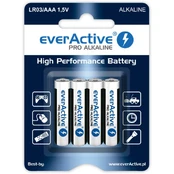 Alkaline batteries everActive Pro Alkaline LR6 AA - blister card - 4 pieces kaina