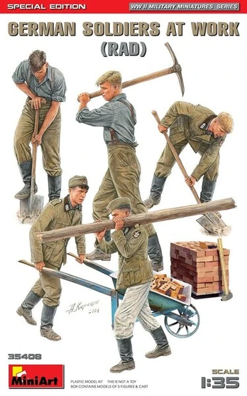 Miniart - German Soldiers at Work (RAD) Special Edition, 1/35, 35408