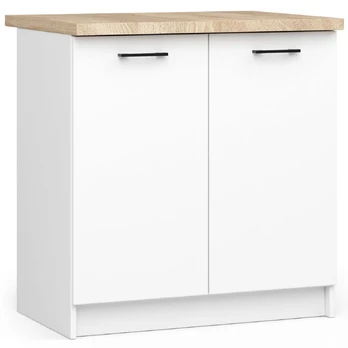 Virtuvinė spintelė NORE Oliwia S80 2D, balta