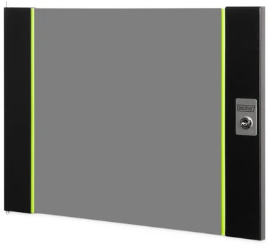 DIGITUS 19" Glas-Fronttür 9HE Wandgehäuse Unique Serie schw.