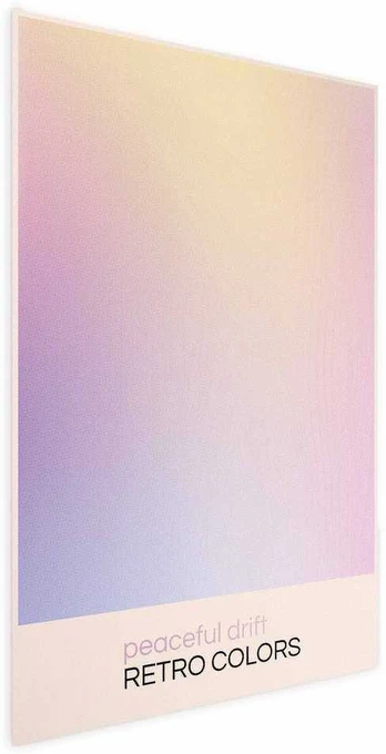 Artgeist Plakatas - Peaceful Drift - Delicate Pastel Shades Creating a Harmonious Whole