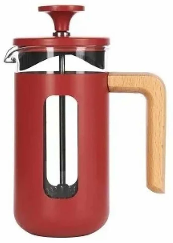 Kavinukas French Press La Cafetiere, 0.35 l, raudona