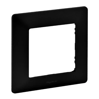 1 GANG PLATE MAT BLACK VALENA LIFE