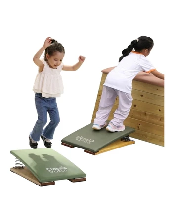 CLASSIC WORLD EDU Wooden Gymnastic Springboard