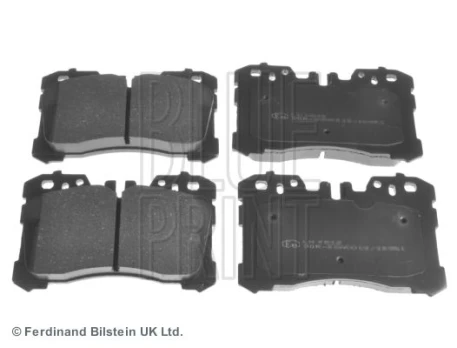 Stabdžių trinkelių rinkinys, diskinis stabdys BLUE PRINT ADT342192