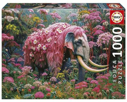 Dėlionė Educa Floral Elephant
