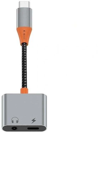 WiWU – garso adapteris LT10 nuo C iki C tipo + 3,5 mm
