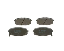 BOSCH 0 986 424 393 Brake pad set kaina