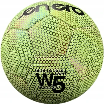 Futbolo kamuolys, dydis 5, žalias, Glossy Enero