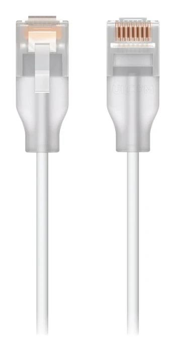UBIQUITI NANO-THIN PATCH CABLE WITH 2.5 GBE SUPPORT DESIGNED TO SHOW ETHERLIGHTINGļæ½ EFFECTS / 8 M | UACC-CABLE-PATCH-EL-8M-W