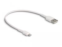 Delock Delninis USB įkrovimo kabelis iPhone , iPad , iPod baltas 30 cm