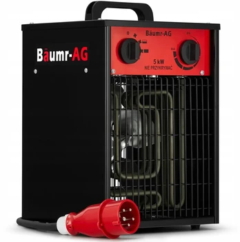 Elektrinis šildytuvas Baumr-ag 5kw 5000w pūtiklis 400v