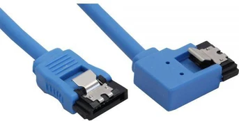 InLine SATA - SATA, 0.5m, Mėlyna (27705L)