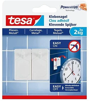 tesa Klebenagel Fliesen & Metall bis 2kg 2St.