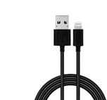 Winner Group WG - Datový kabelis Lightning MFI na USB-A, 2 metry, juoda