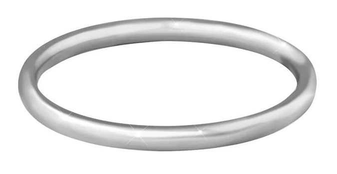 Troli Gentle minimalist Sidabrinis steel ring
