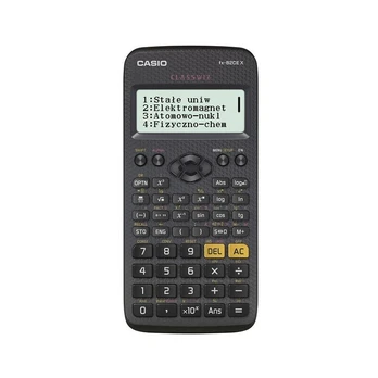 MOKSLINIS KALKULIATORIUS CASIO FX 82CEX JUODAS, 12 SKAITMENŲ EKRANAS